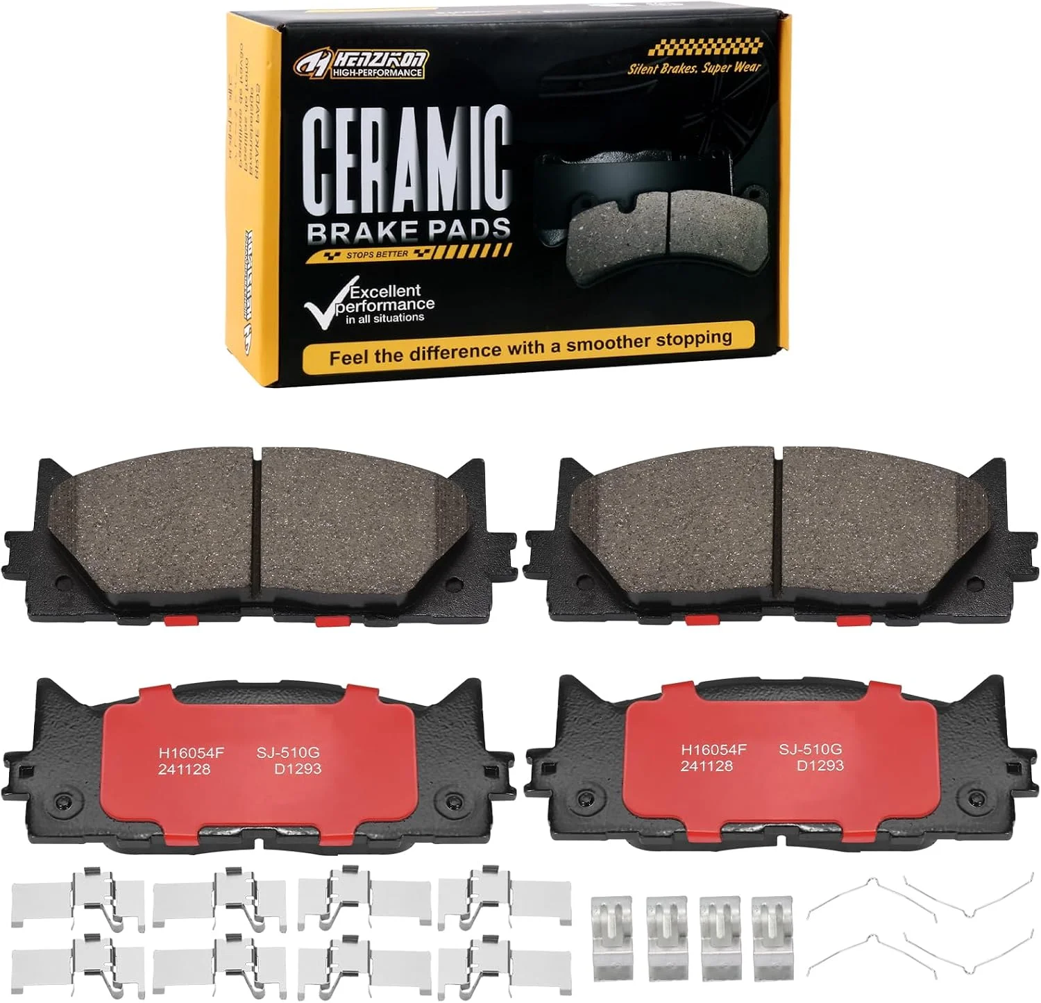 Pastillas de freno delantero cerámicas D1293 para Lexus ES300h, ES350 y Toyota Avalon, Camry