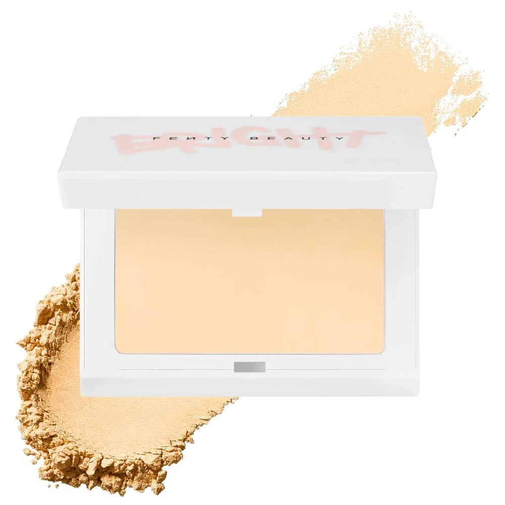 Bright Fix Polvo Iluminador y Fijador Instantáneo - Lavender brightens light skin tones - Banana brightens light-medium to medium-deep skin tones