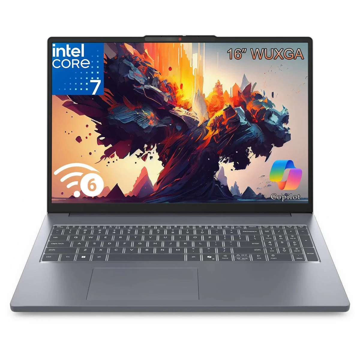Laptop Lenovo Intel Core i7-13620H 8GB DDR5 1TB SSD 16 pulgadas Gray