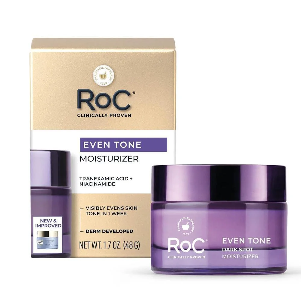 Roc Crema Nocturna Antienvejecimiento Con Niacinamida Para Cara 1.7oz