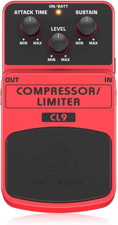 Behringer Compressor/Limiter Cl9 Classic Compressor/Limiter Effects Pedal