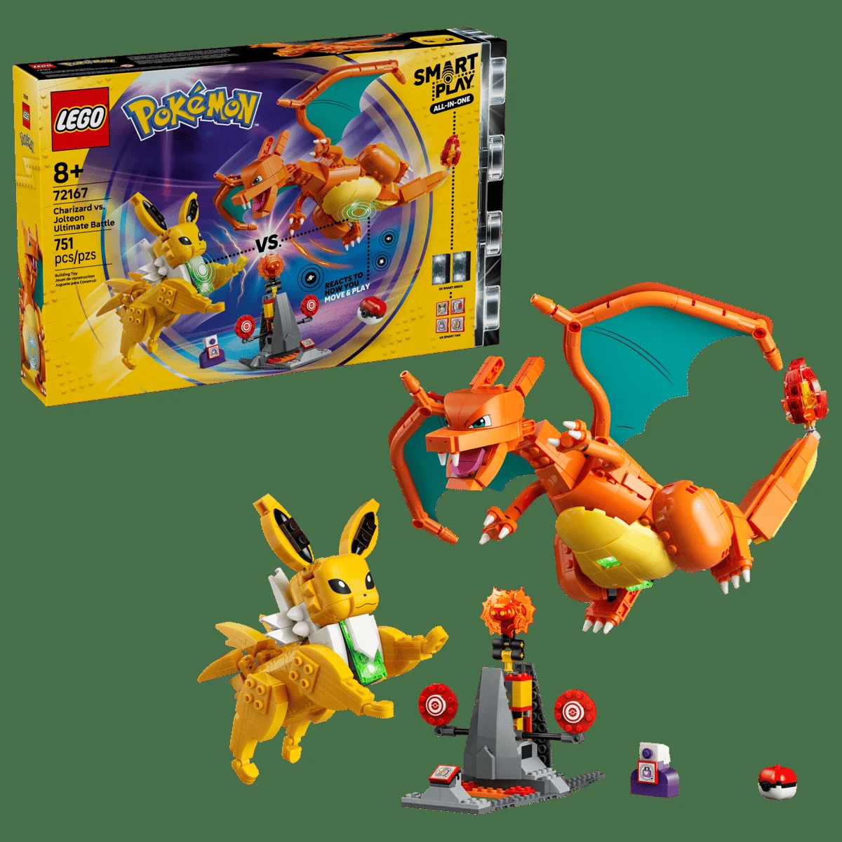 LEGO® SMART Play™: Charizard vs. Jolteon Ultimate Battle