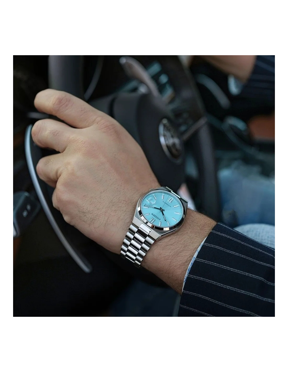 Citizen Tsuyosa Automático 40 mm Esfera Azul Hielo
