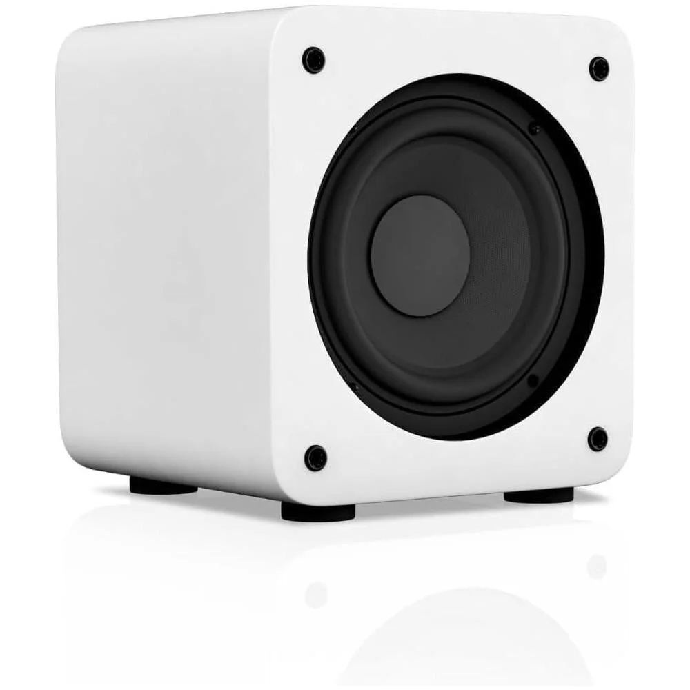 Subwoofer Audioengine S6 para escritorio, bajos potentes ideal para apartamentos, oficinas y juegos