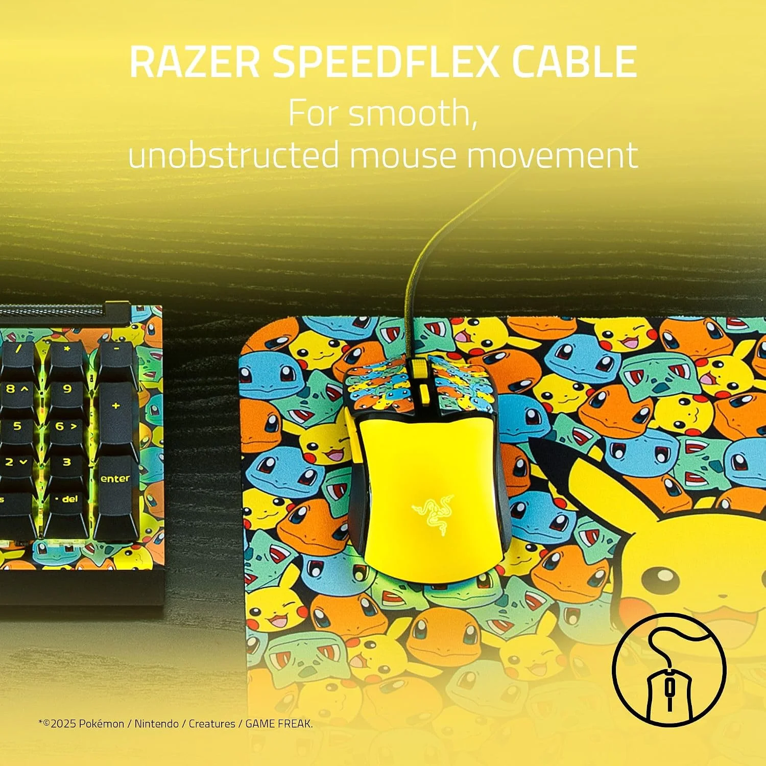 Razer Cobra (Pokémon Edition) — Mouse gaming con cable