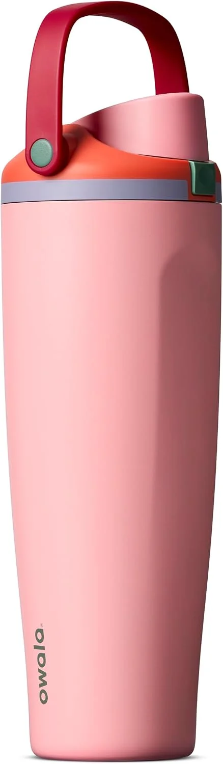 Botella de agua Owala FreeSip Sway acero inoxidable 40 oz Sugar High