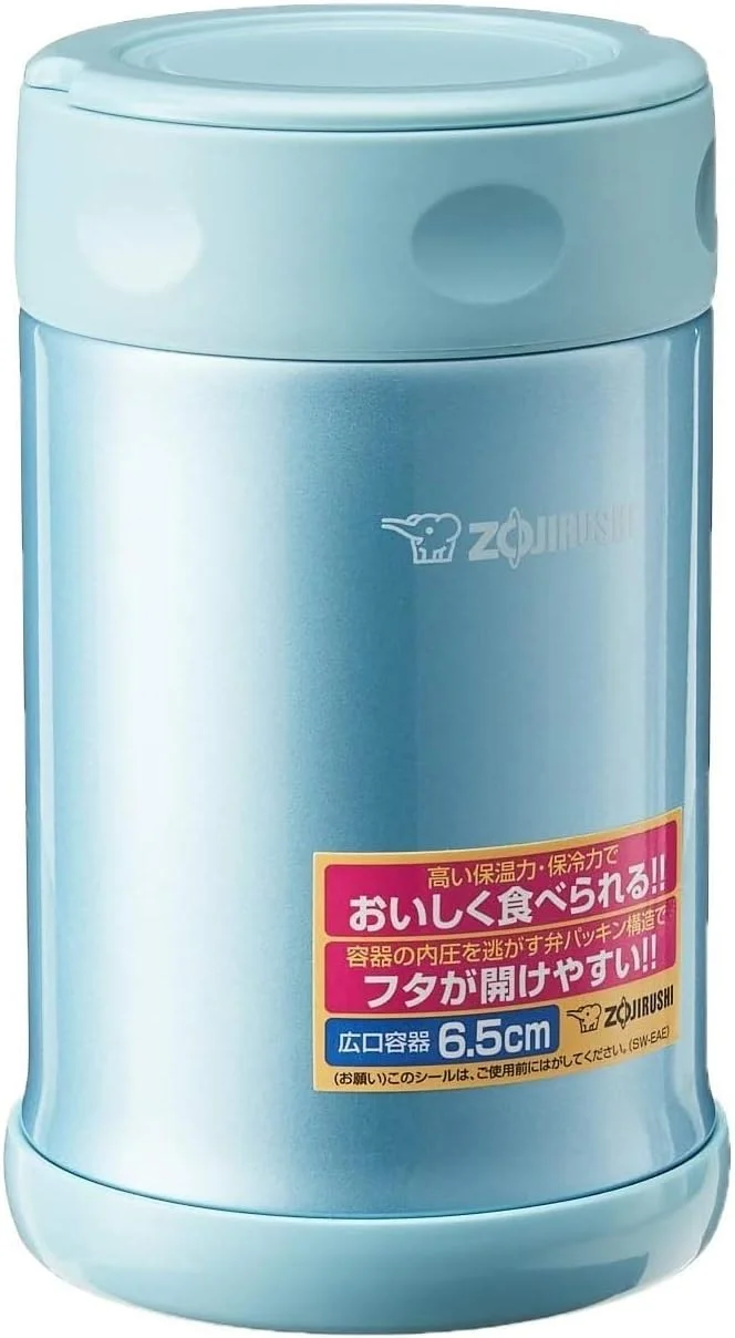 Frasco térmico Zojirushi acero inoxidable 17 onzas azul agua