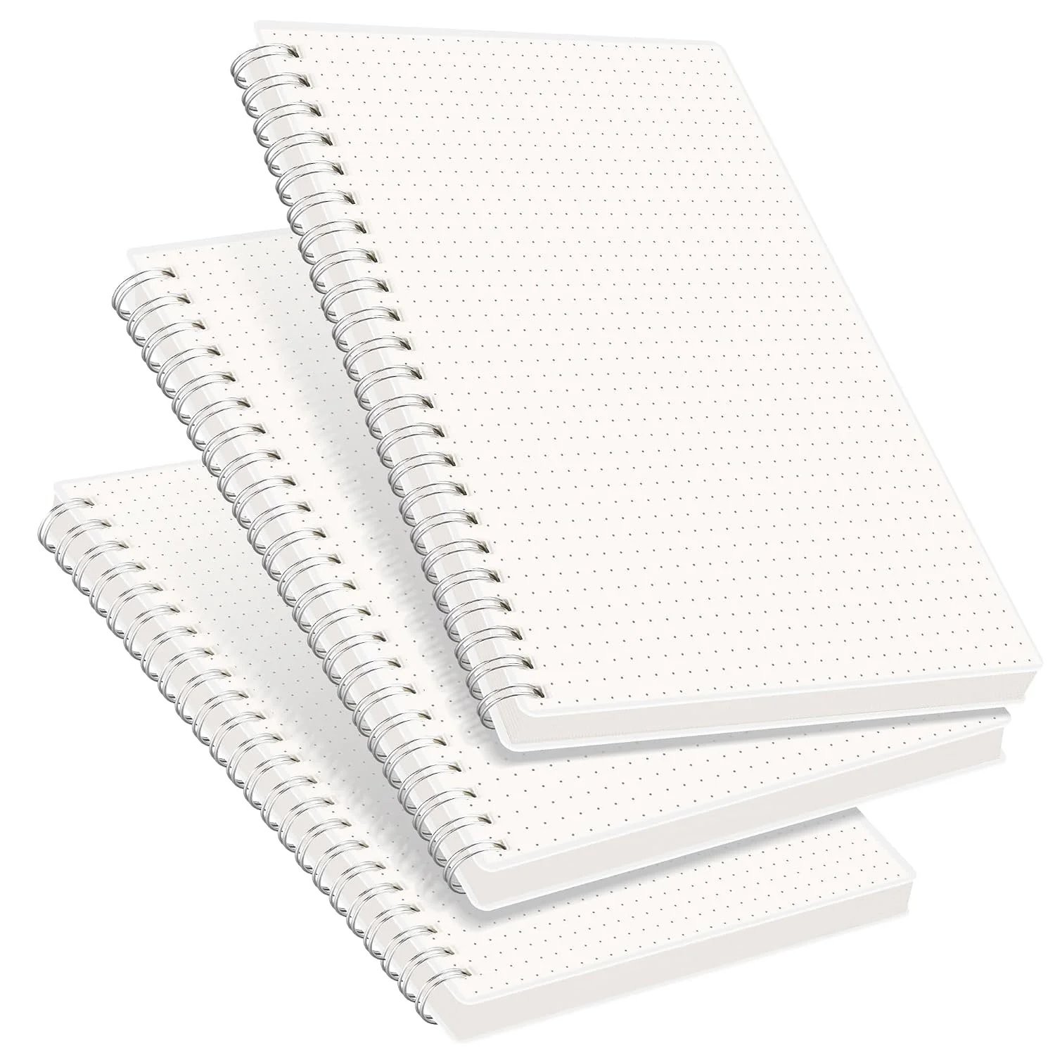 Cuaderno Dotted Journal RETTACY A5 160 páginas espiral doble tapa plástica