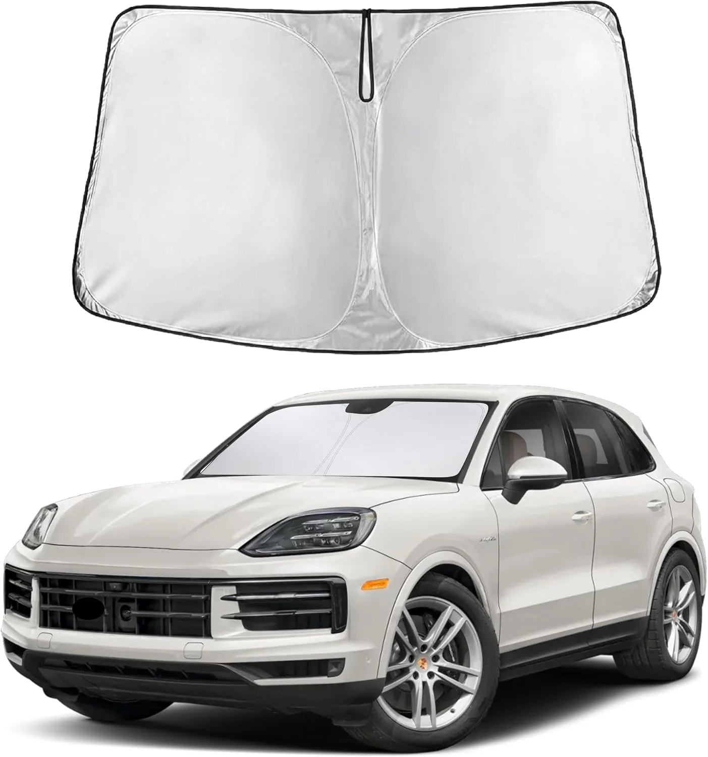 Parasol para parabrisas EcoNour compatible con Porsche Cayenne 2019-2025