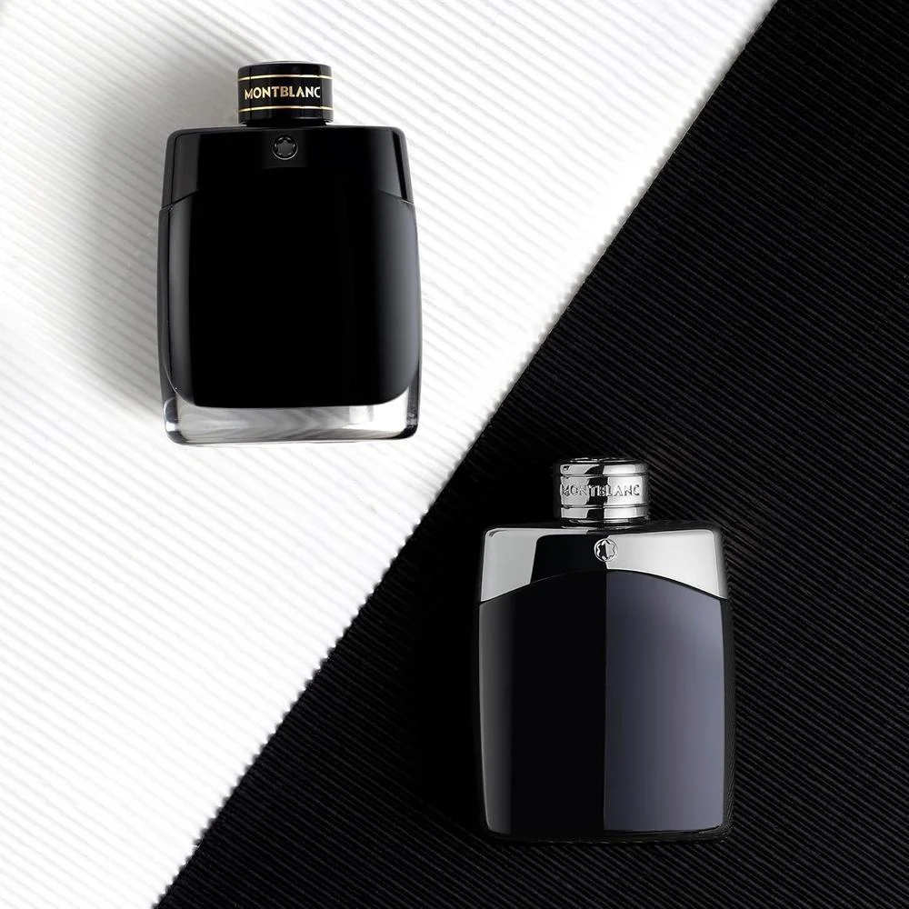 MONTBLANC Legend Eau de Parfum, fragancia duradera con notas de violeta, geranio y madera vibrante, tipo fougère aromático