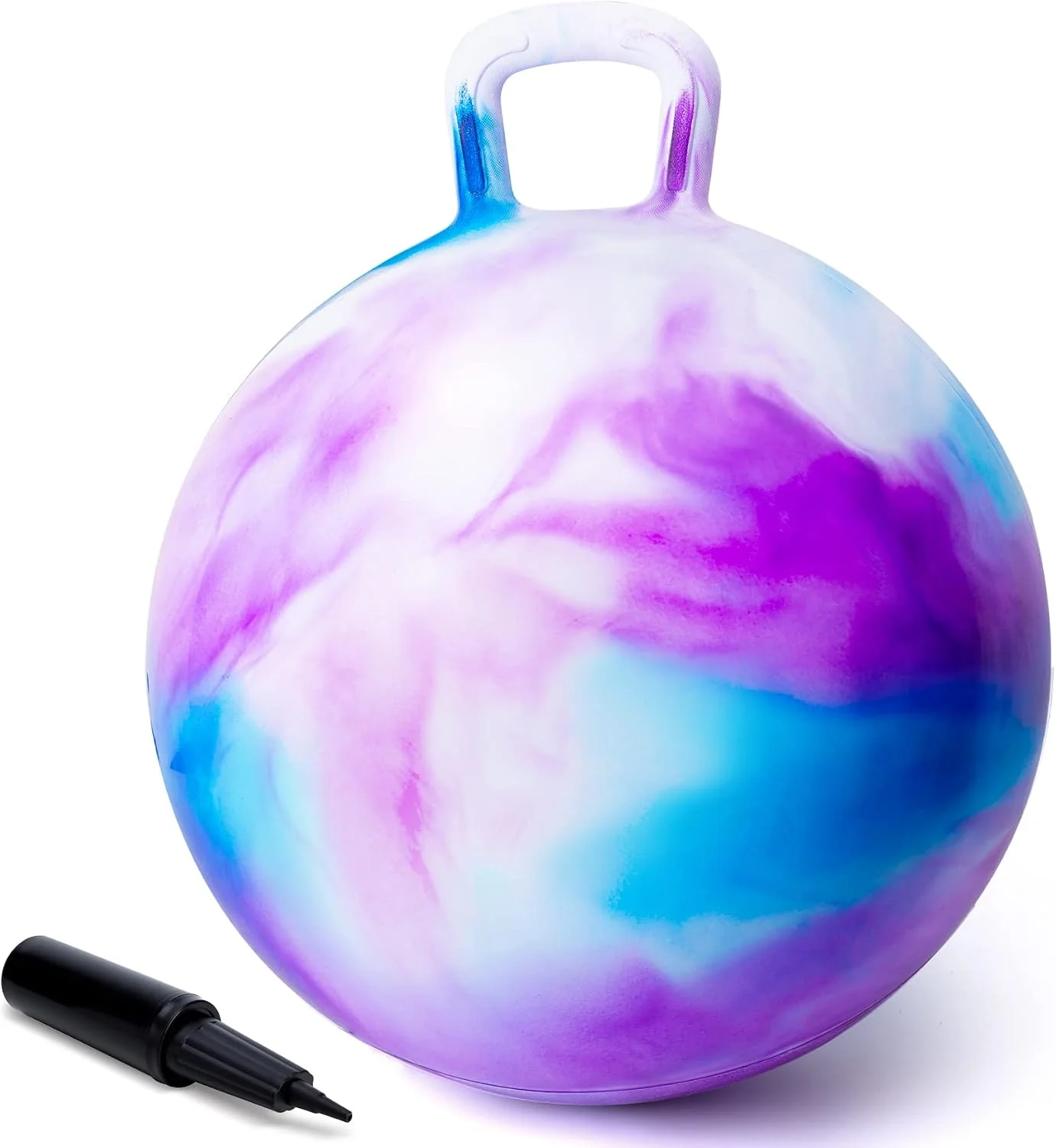 Pelota saltarina ZOOJOY 22 pulgadas con asa y bomba