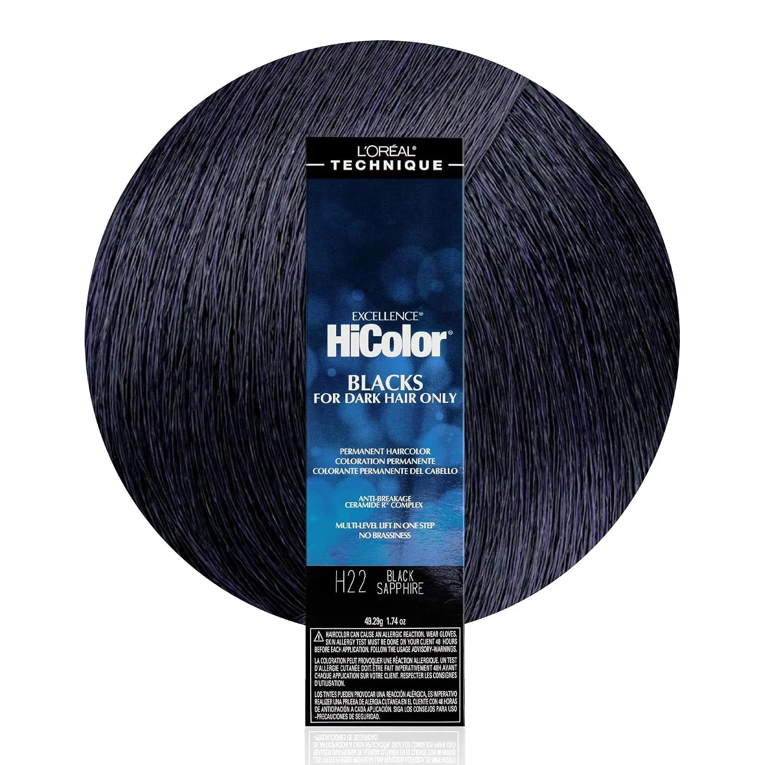 Tintura Permanente L'Oréal Technique HiColor Violet & Blacks para Cabello Oscuro