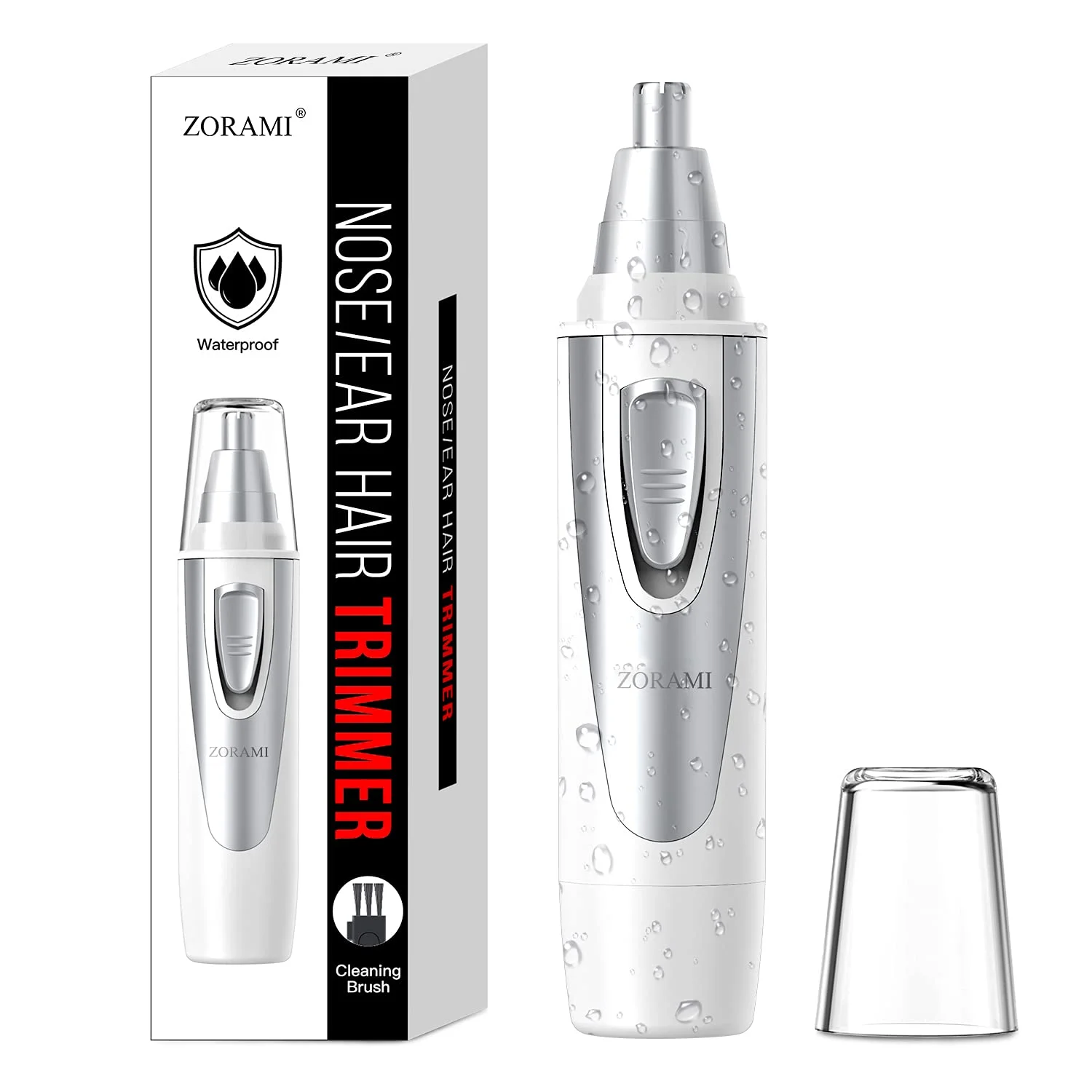 Cortador de pelo nasal y auricular Zorami 2026 profesional con cuchillas duales