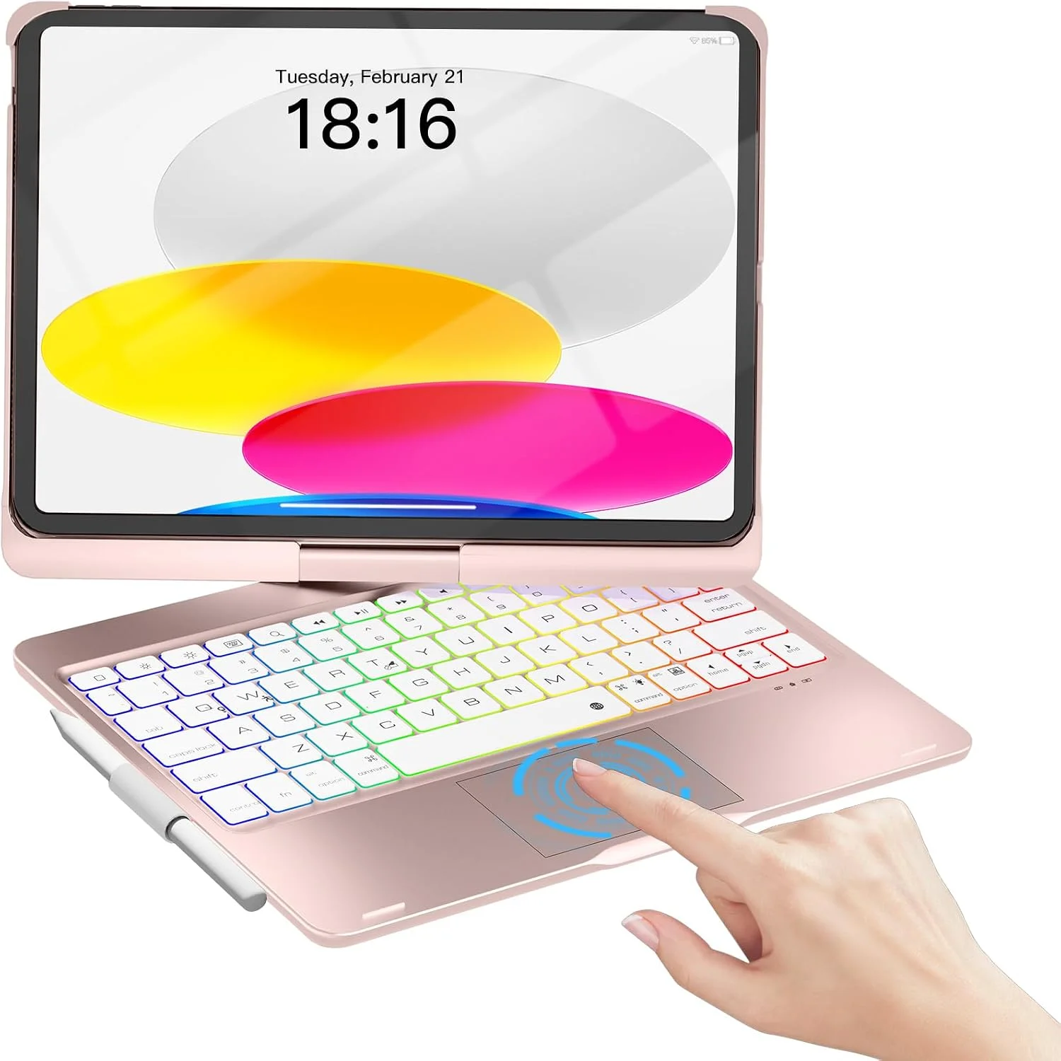 NOKBABO Keyboard Case for iPad 10/11th A16, iPad Air 11(M4/M3/M2)