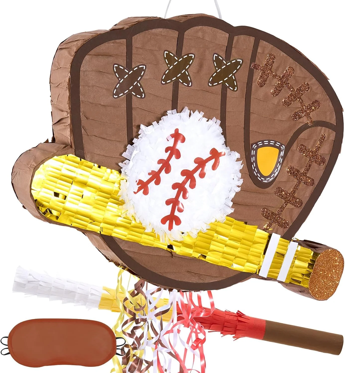 Piñata Béisbol Wernnsai Decoración Fiesta Temática
