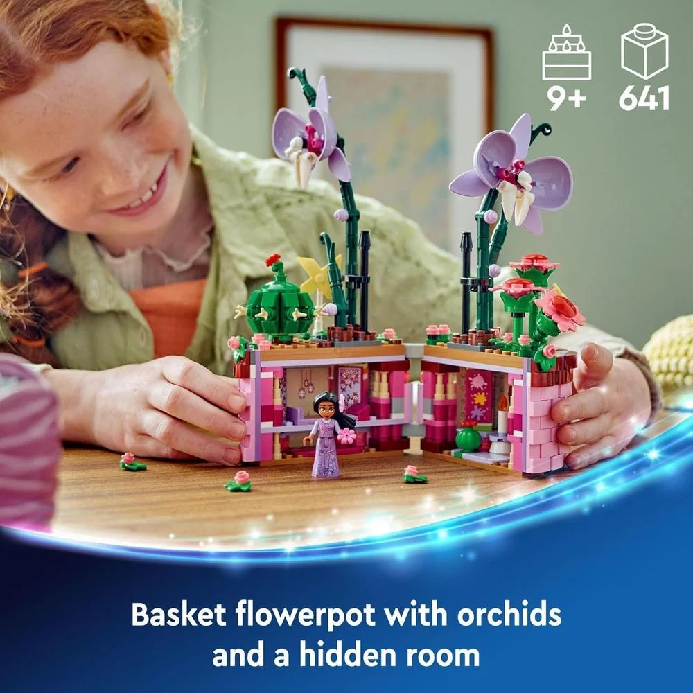 LEGO Disney Encanto: Construye la Maceta de Isabela con Mini-Muñeca, Ideal para Jugar y Decorar, Regalo para Niños