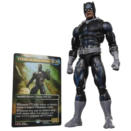 Figura de acción Marvel Legends Black Panther Magic: The Gathering 6 pulgadas