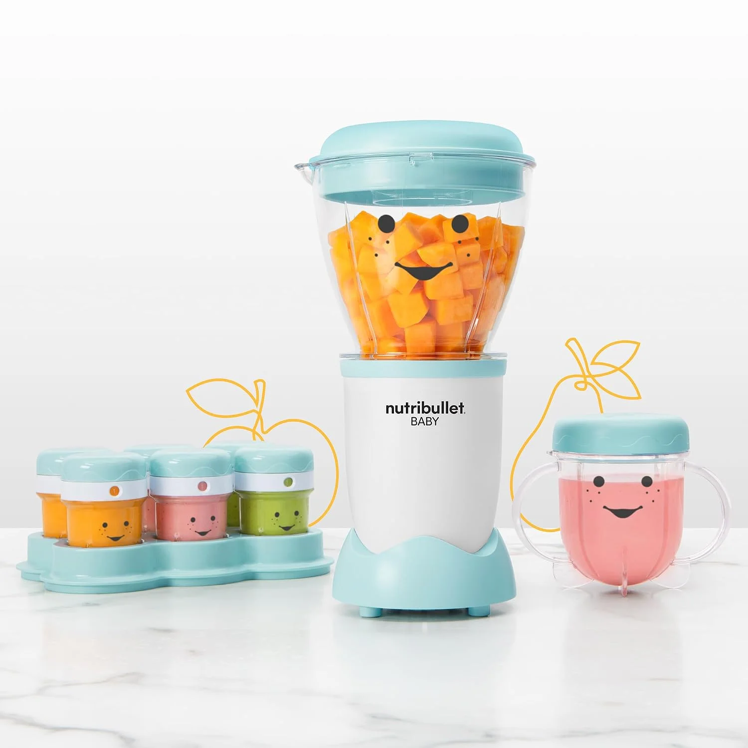 NutriBullet Baby NBY-50100 Sistema Completo para Papillas 32 oz