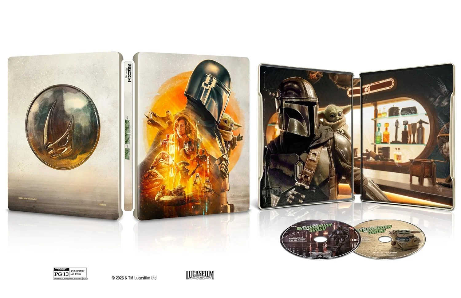 DVD/Blu-ray The Mandalorian and Grogu UHD/BD Combo + Digital + Steelbook