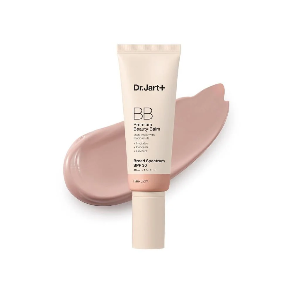 Dr.Jart+ Crema hidratante teñida coreana BB con SPF 40, niacinamida y tecnología SmartTone para un tono de piel uniforme