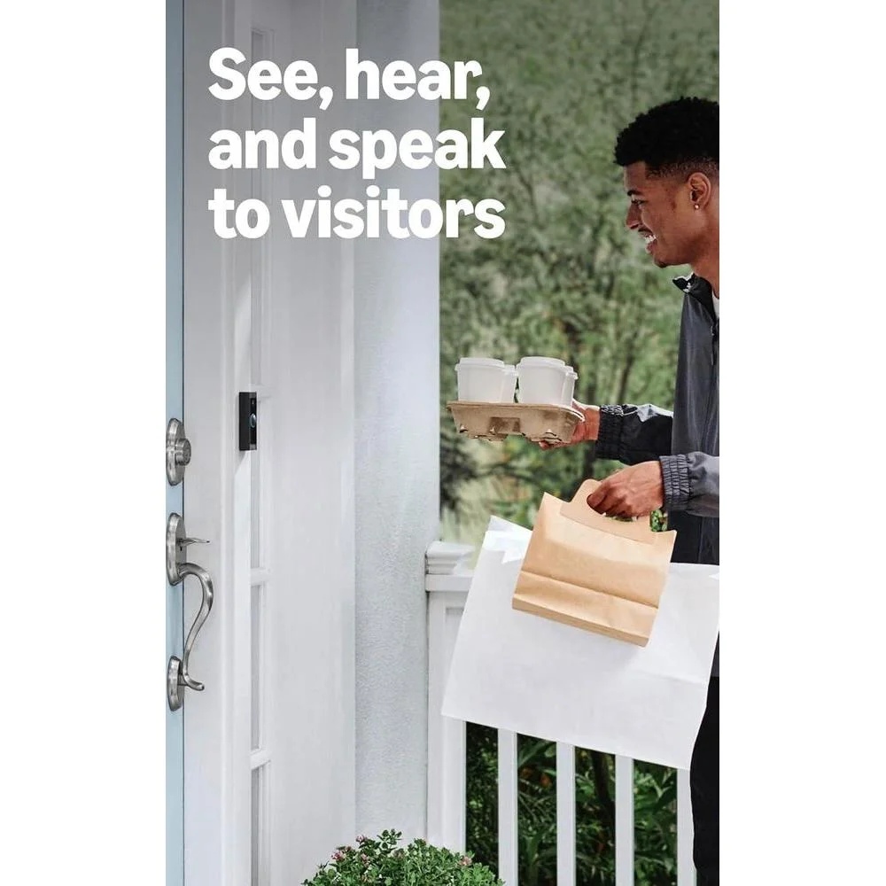 Ring Video Doorbell Wired con cámara HD, detección de movimiento avanzada, comunicación bidireccional y alertas en tiempo real, compatible con Alexa