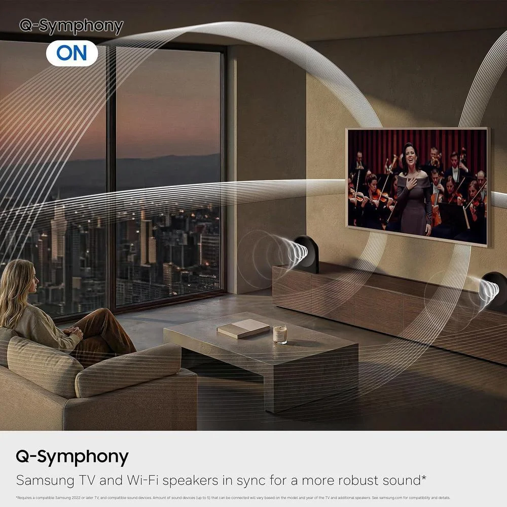 Samsung Altavoz Inteligente Music Studio 5 con Sonido Dolby Atmos, Q-Symphony, WiFi y Bluetooth Modelo 2026 Negro