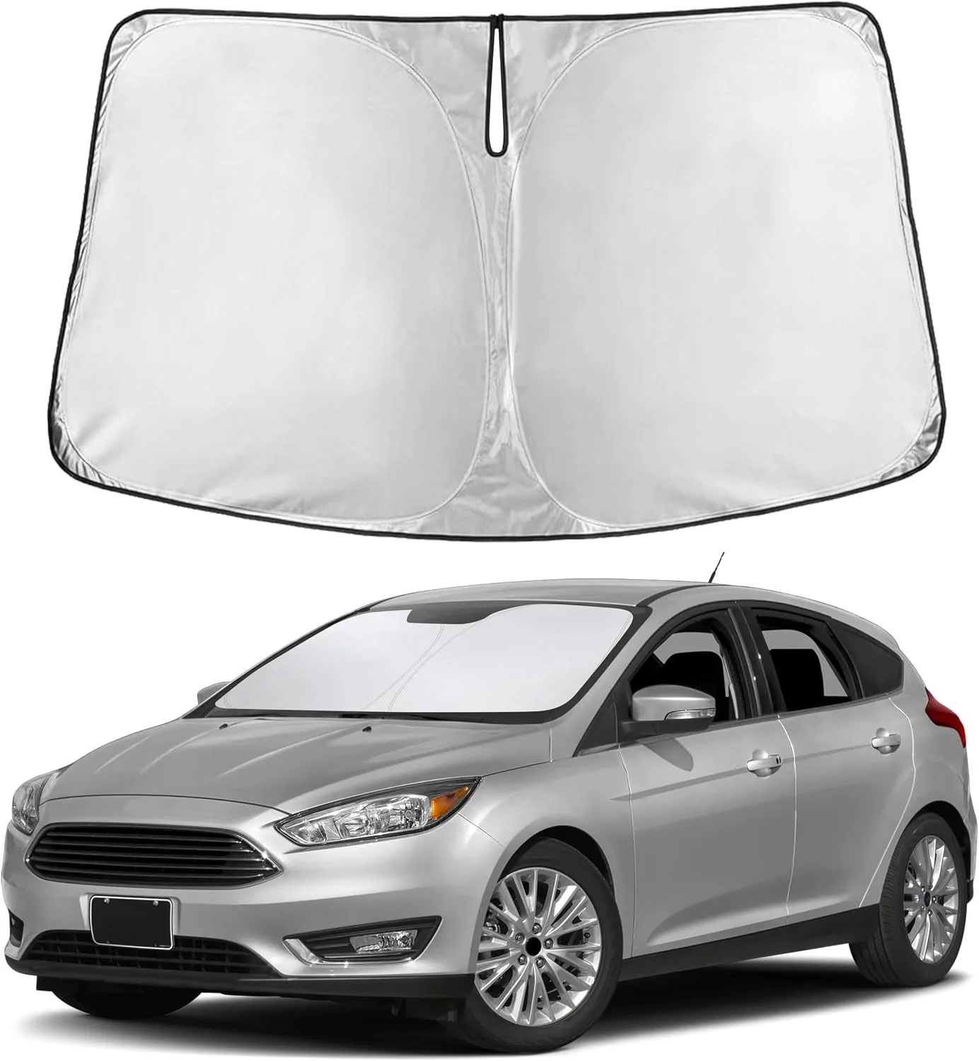 Parasol para parabrisas EcoNour compatible con Ford Focus 2012-2018