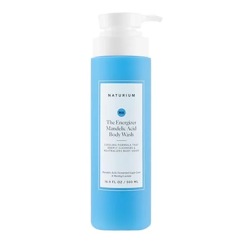 Gel de ducha Naturium Mandelic Acid con caña de azúcar fermentada 16.9 fl oz