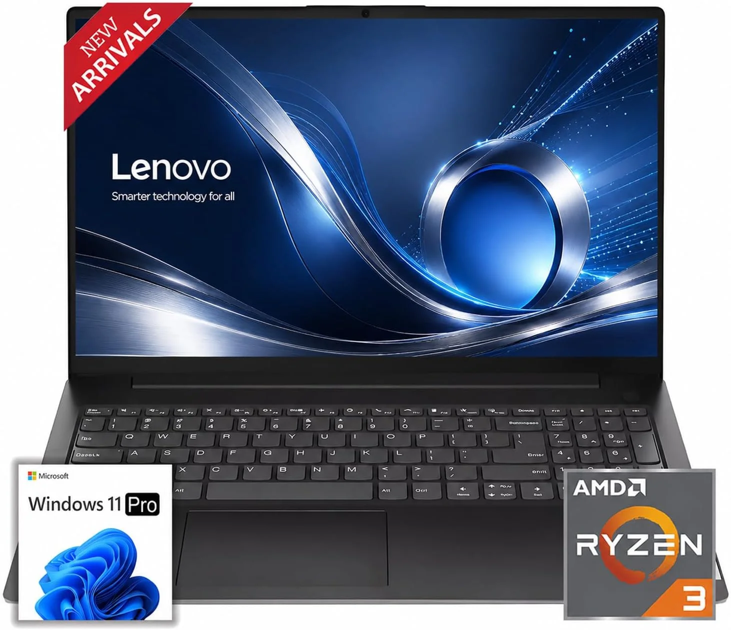 Laptop Lenovo V15 AMD Ryzen 3 7320U 16GB DDR5 256GB SSD 15.6" FHD Windows 11 Pro