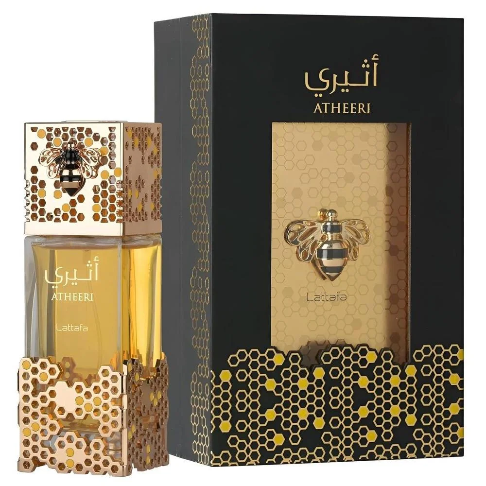 Lattafa Atheeri Eau de Parfum unisex con notas de vainilla y ámbar para una experiencia olfativa única