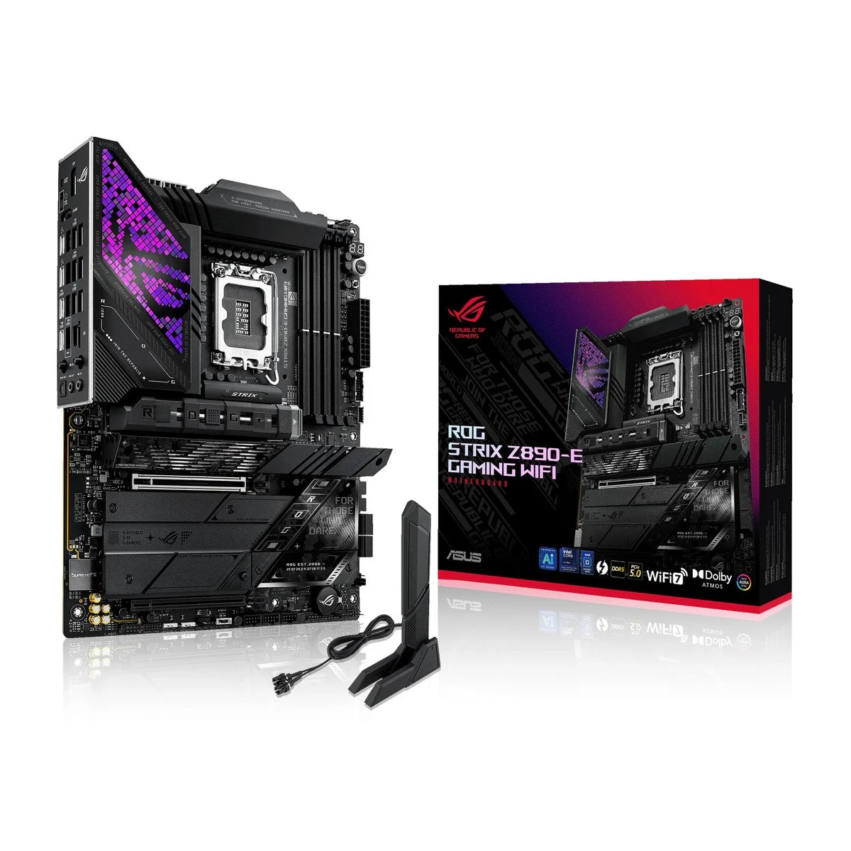 Placa Madre ASUS ROG Strix Z890-E Gaming WiFi Intel Z890 LGA 1851 ATX
