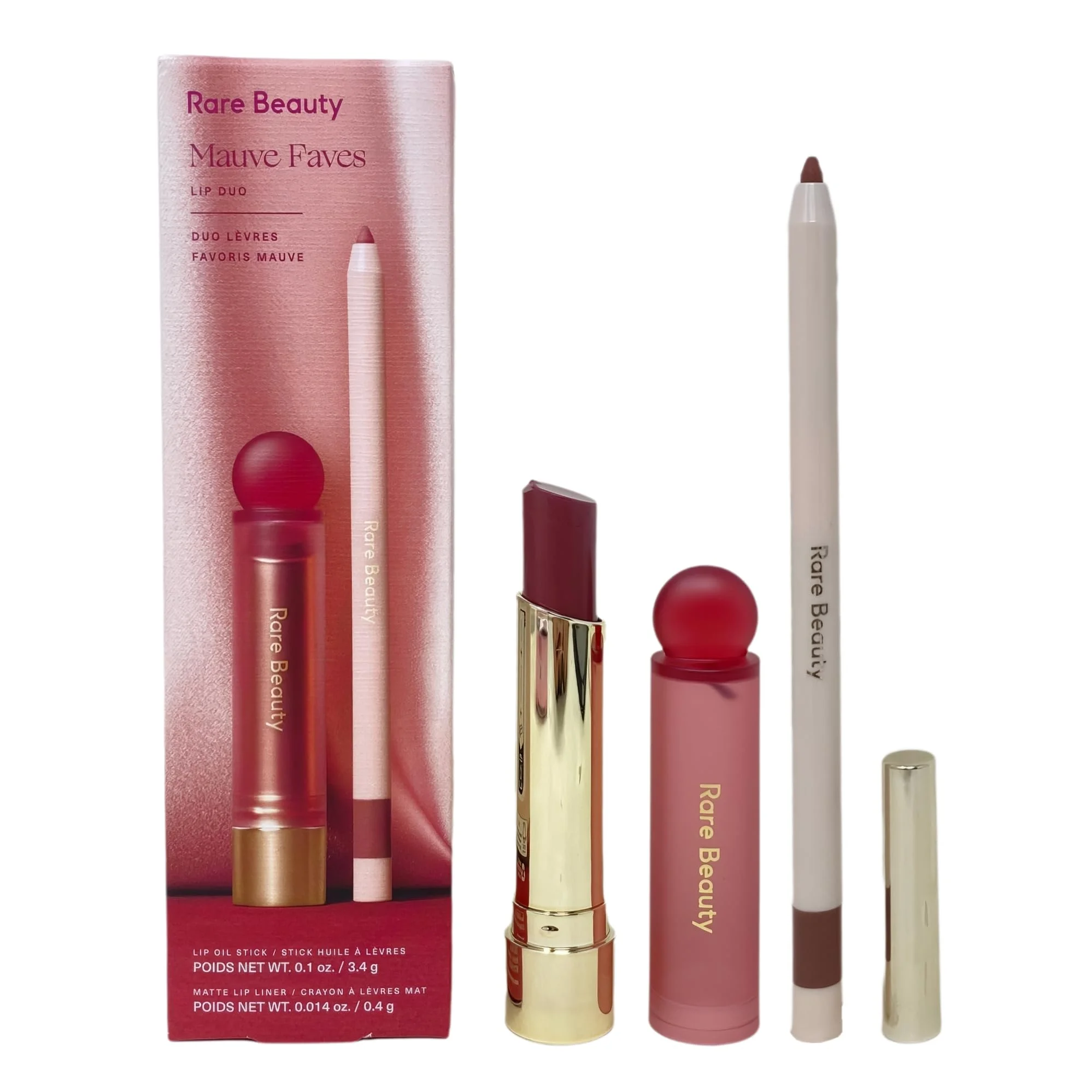 Rare Beauty Mauve Faves Lip Duo