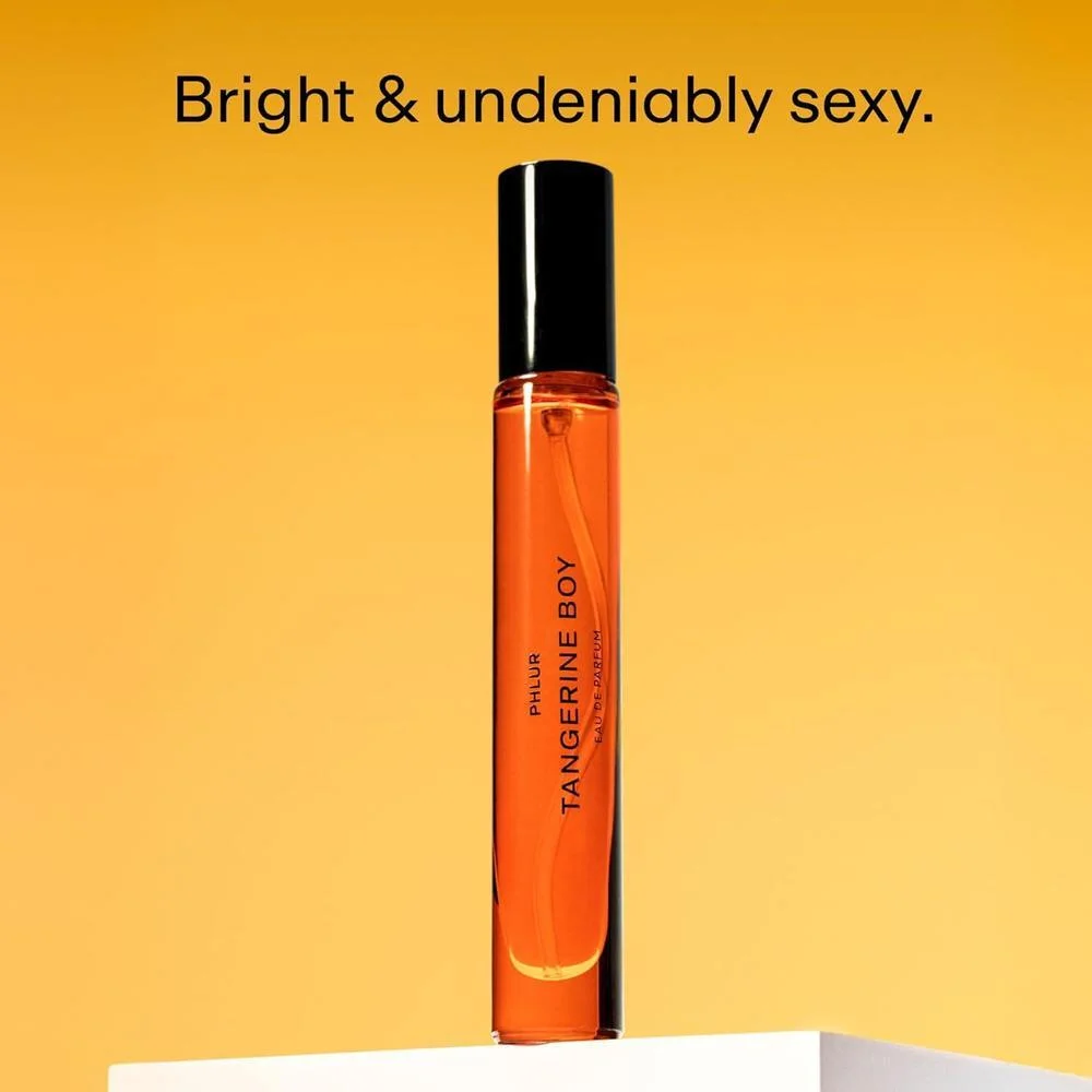 PHLUR Eau de Parfum unisex Tangerine Boy con notas cítricas, elaborado por perfumistas maestros, en envase de vidrio