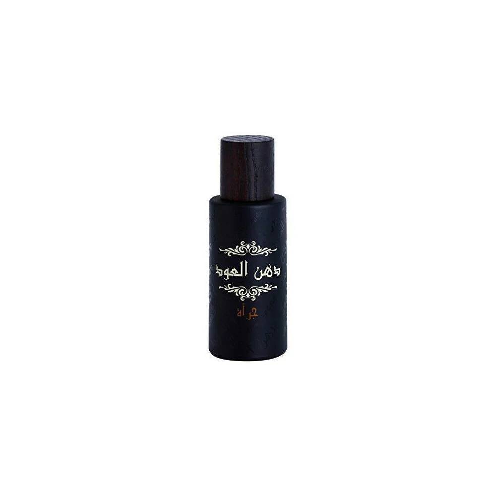 RASASI Dahn Al Oudh Jurrah para hombre y mujer, perfume unisex con fragancia oriental, duración prolongada y notas de oud
