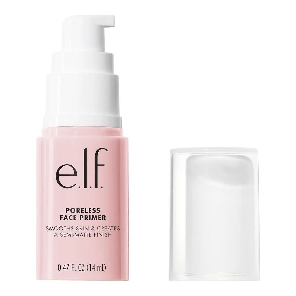 e.l.f. Primer Facial Poreless, Primer Restaurador para un Lienzo Suave y Sin Imperfecciones, con Árbol de Té y Vitamina A, Vegano y Cruelty-Free. .47 Oz