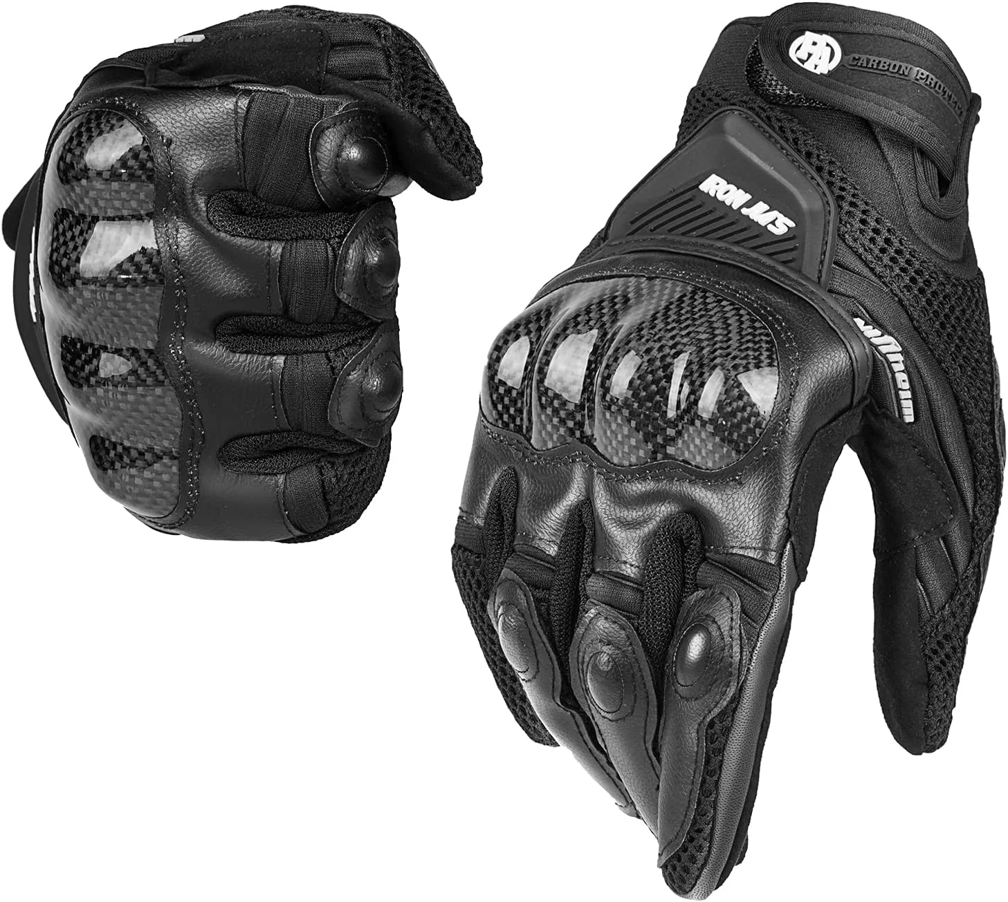 BORLENI Motorcycle Gloves Touch Screen for Men Women Padding Hard Knuckle Cycling Motorbike ATV Hiking Riding Climbing Glove