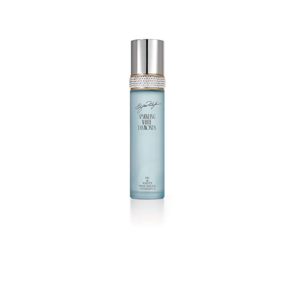 Perfume Para Mujer Elizabeth Taylor, Diamantes Blancos Chispeantes, Eau De Toilette, Frutado, 3.3 Fl Oz
