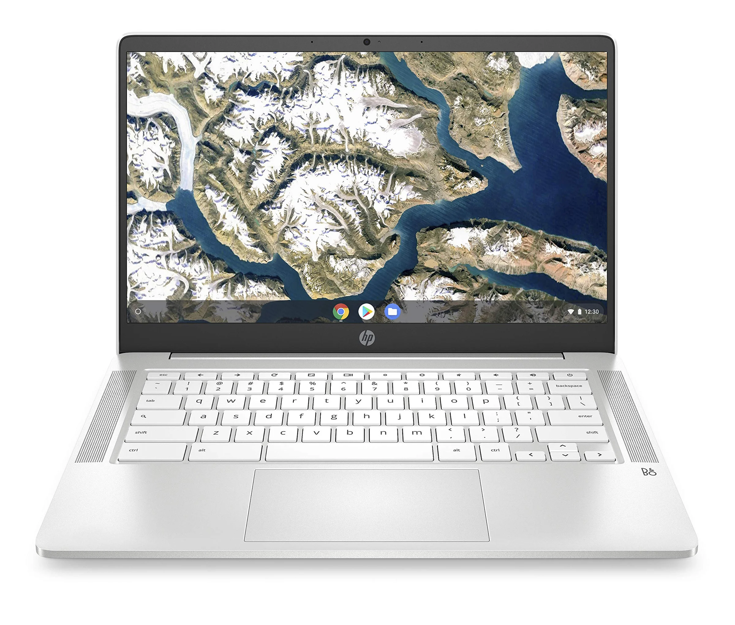 Laptop HP Chromebook 14 pulgadas FHD Intel Celeron N4000 4GB RAM 32GB eMMC Blanco Cerámico