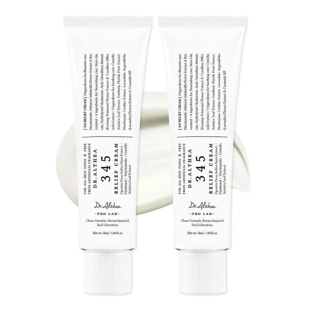 Crema Dr.Althea 345 Relief Cream 1.69 fl oz Pack de 2