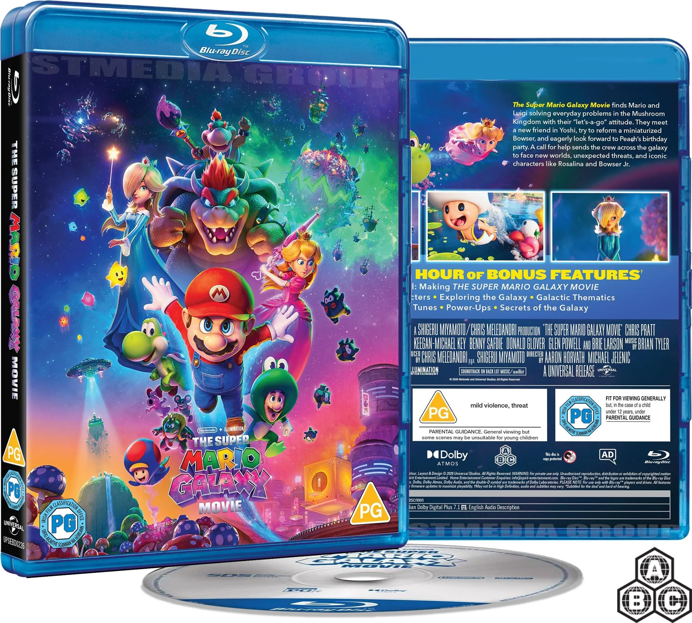 Blu-ray The Super Mario Galaxy Movie con Características Especiales Region Free