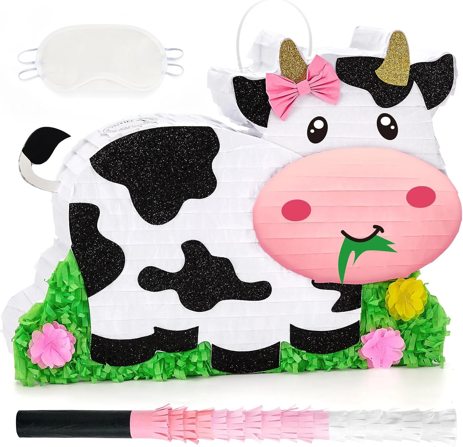 Piñata Vaca Lechera WERNNSAI para Fiesta Temática de Granja