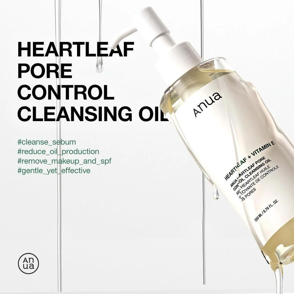 Dúo Doble Limpiador Heartleaf: Aceite Control de Poros y Espuma Quercetinol para Poros