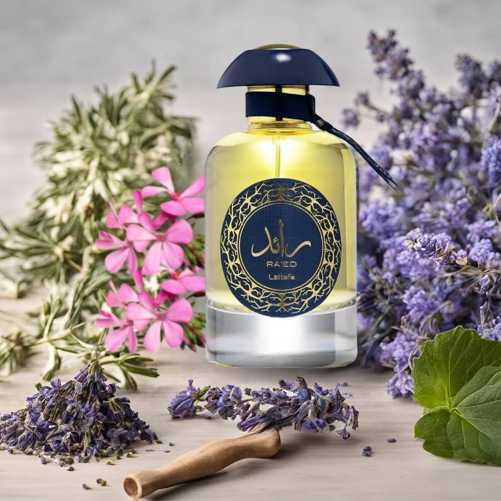 Perfume Lattafa RA'ED LUXE EAU DE PARFUM SPRAY fragancia ámbar picante para mujeres y hombres, 100 ml