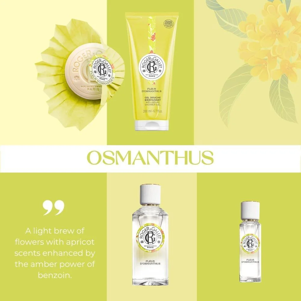 Roger & Gallet Gel de Ducha Hidratante a Base de Plantas con Aloe Vera para Piel Suave y Refrescante