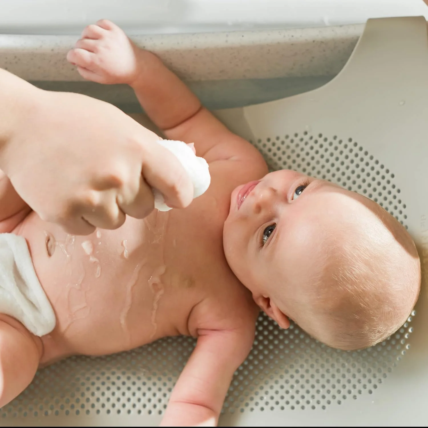 The First Years First Suds Bañera 3 Etapas para Bebé con Hamaca Antideslizante