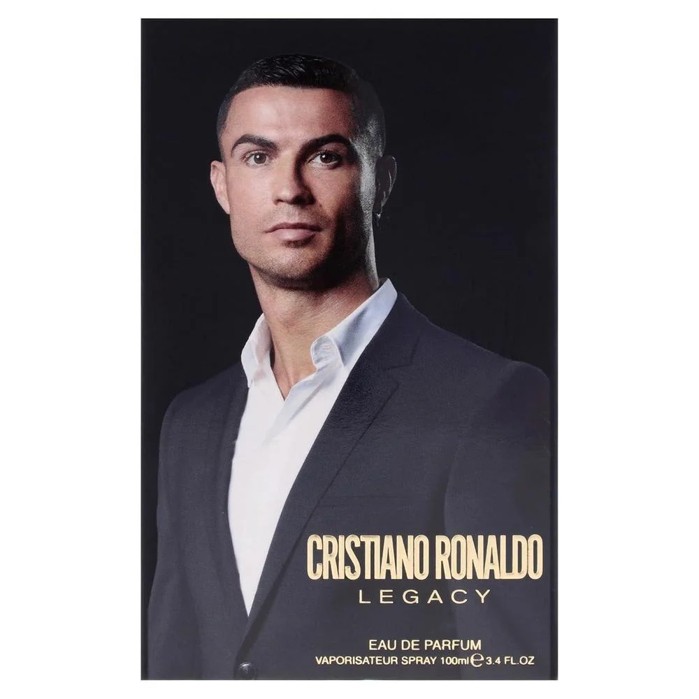 Legacy by Cristiano Ronaldo para Hombres, fragancia de larga duración con notas audaces y masculinas