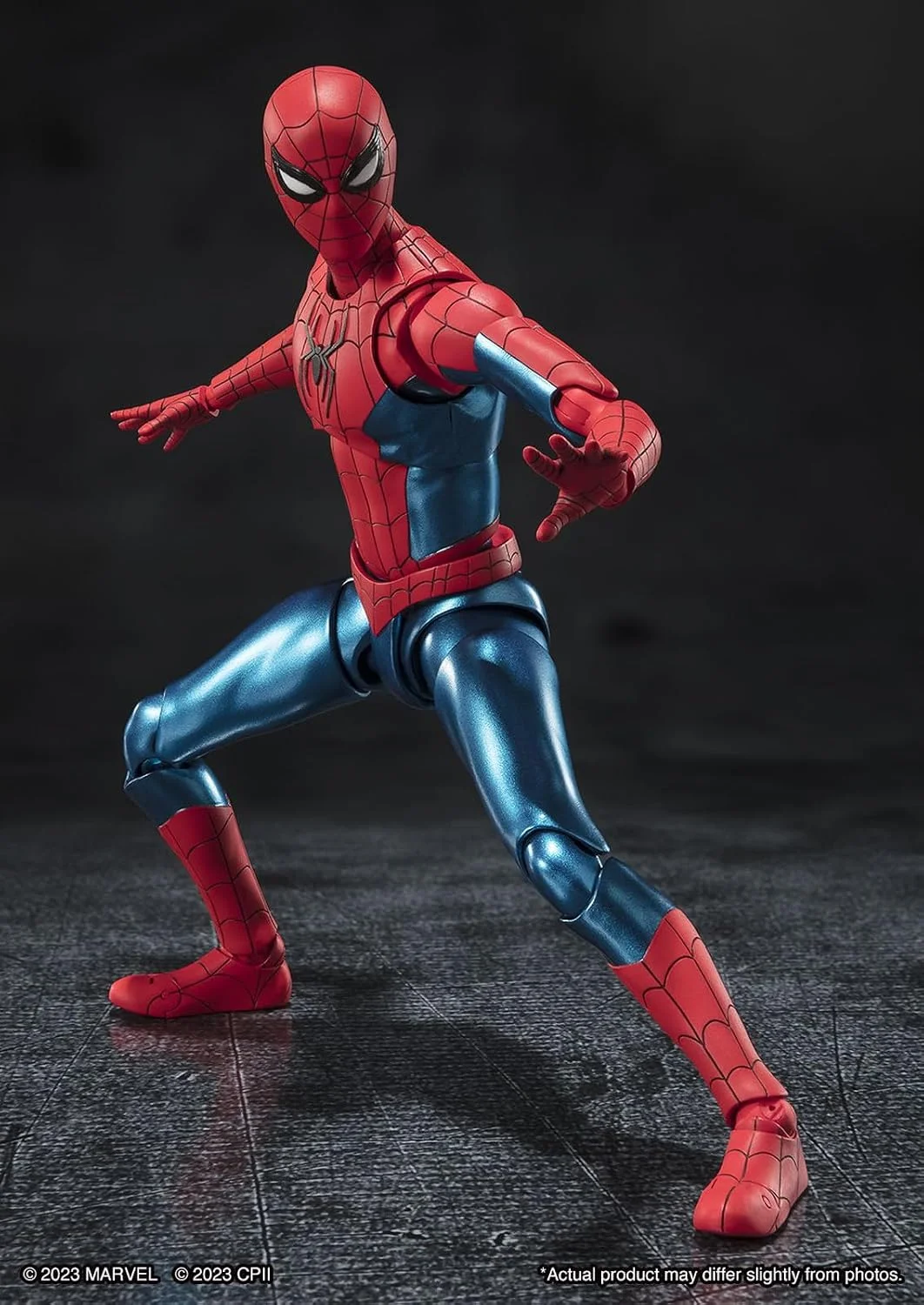 Tamashii Nations - Spider-Man: No Way Home - Spider-Man Nuevo Traje Rojo y Azul S.H.Figuarts Action Figure