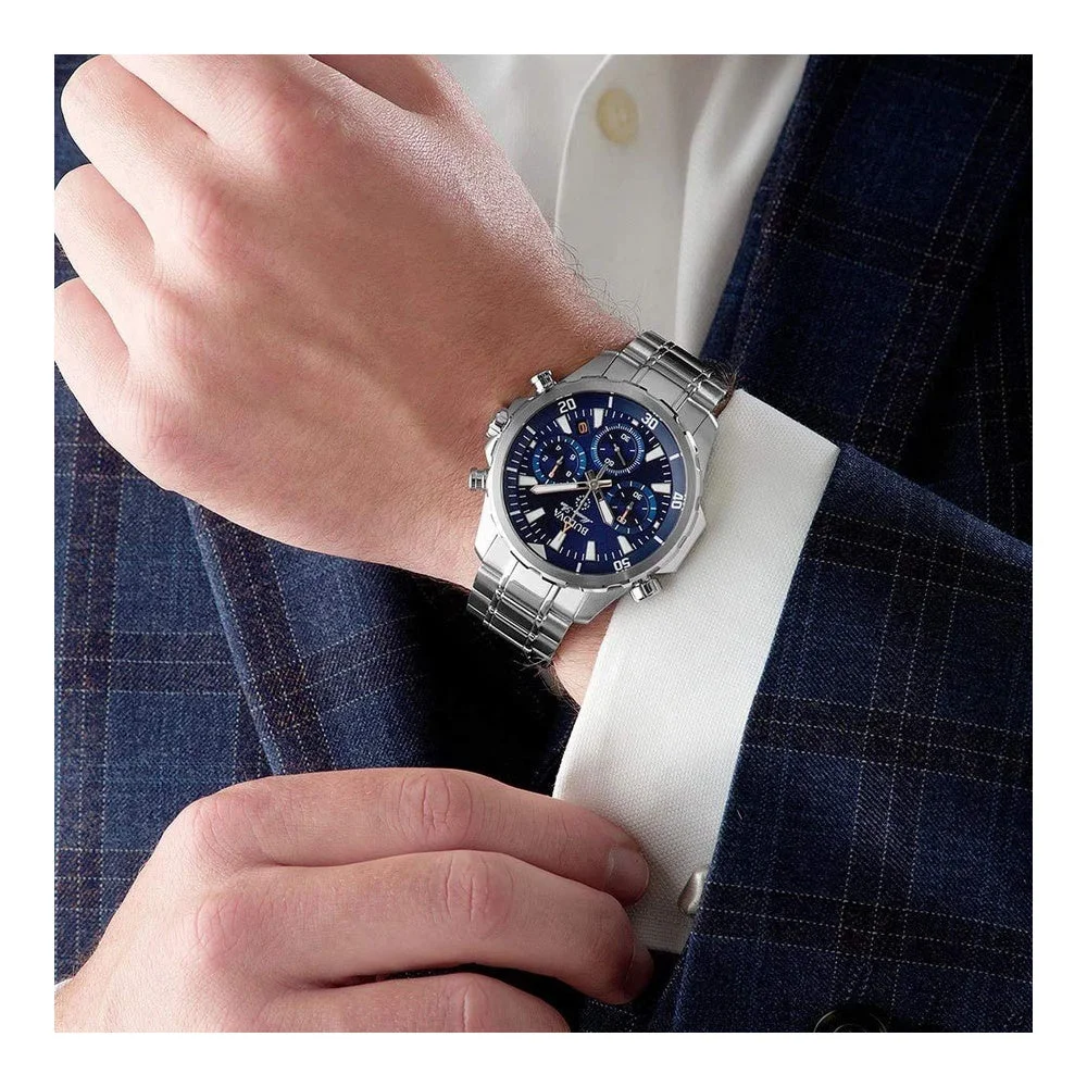 Bulova 96B256 Marine Star Cronógrafo - Esfera Azul 43mm