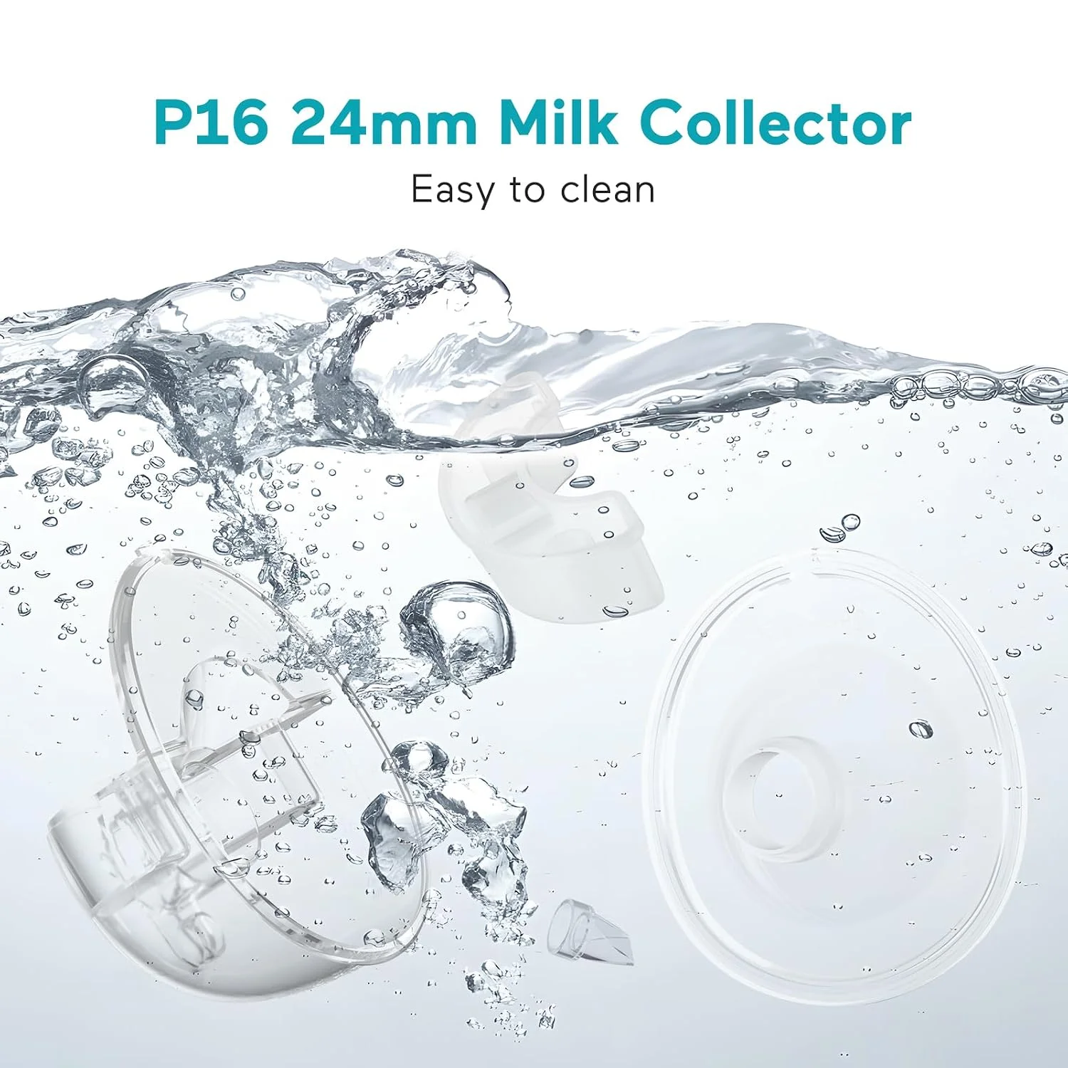 Paruu P16 Copa Recolectora de Repuesto 150 ml para Extractor de Leche