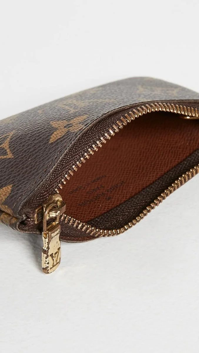 Original Louis Vuitton Women's Pre-Loved Pochette Cles, Monogram, Brown, One Size
